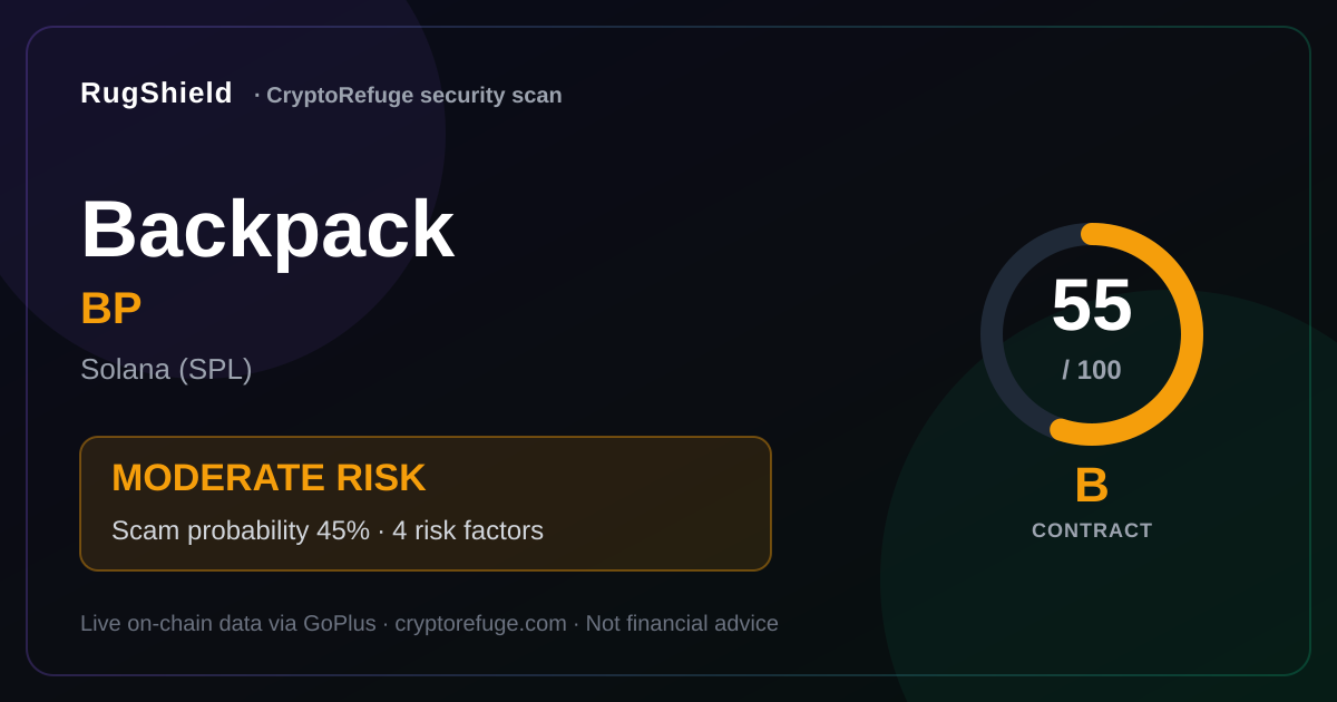 Is BP Safe? Our Security Scan of Backpack