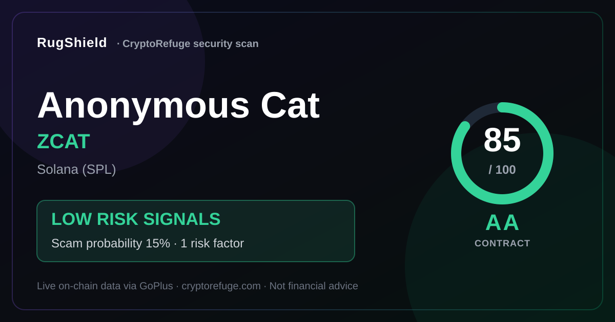 Is ZCAT Safe? Our Security Scan of Anonymous Cat
